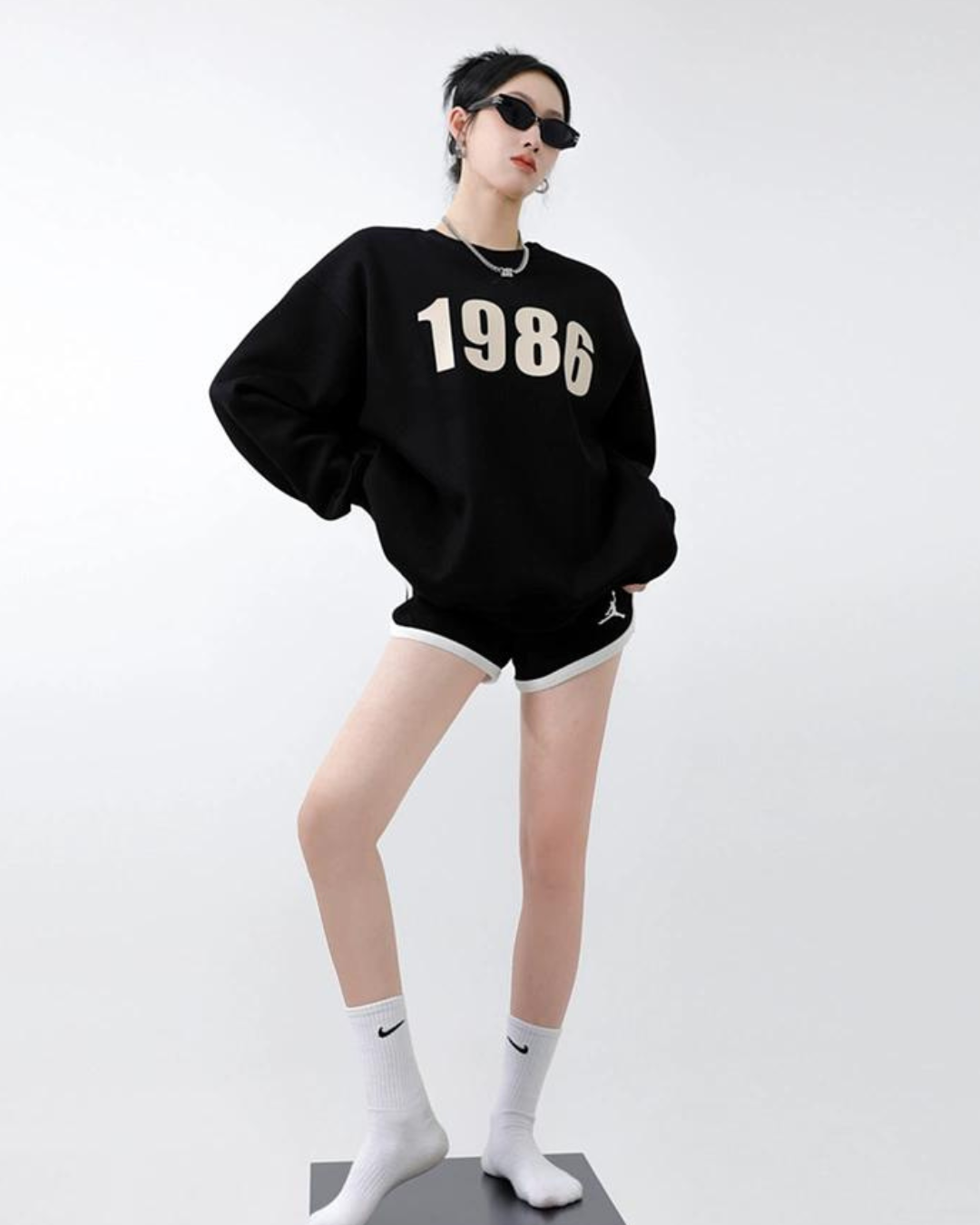 Number Logo Sweat Tops ICM0005