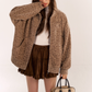 Leopard Print Knit Cardigan ASG0057