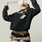 Leopard Print Cotton T-Shirt  / Leopard Frill Mini Shorts LLA0658