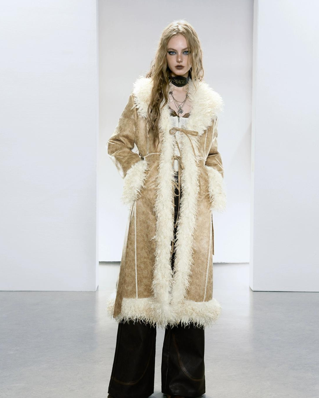 Mouton Long Coat SAP0025