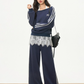 Sideline One Shoulder Tops / Wide Pants / Halter Neck Dress WEO0015