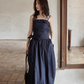 West Ribbon Cotton Dress SMS0003