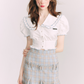 American Retro Ruffle High Waist Skirt GOU0102