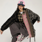 Vintage Plaid Big Shirt EZK0018