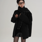 Scarf Mid-Length Wool Coat SRS0383
