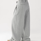 Stand Collar Cropped Jacket/Casual Wide Pants ACS0360
