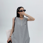 Half Zip Tank Top Dress YLS0305