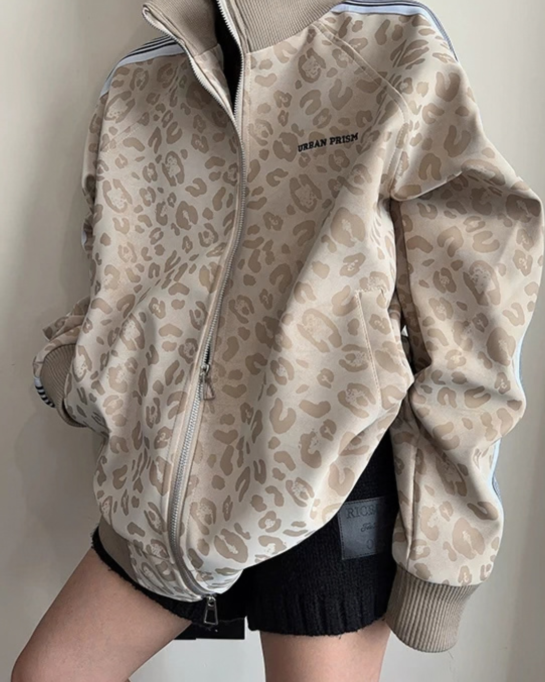 Sideline Leopard Track Jacket YLS1050