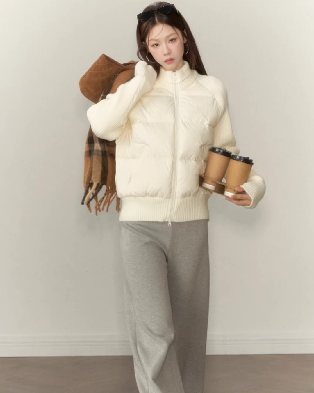 Down Knit Blouson WDB0006
