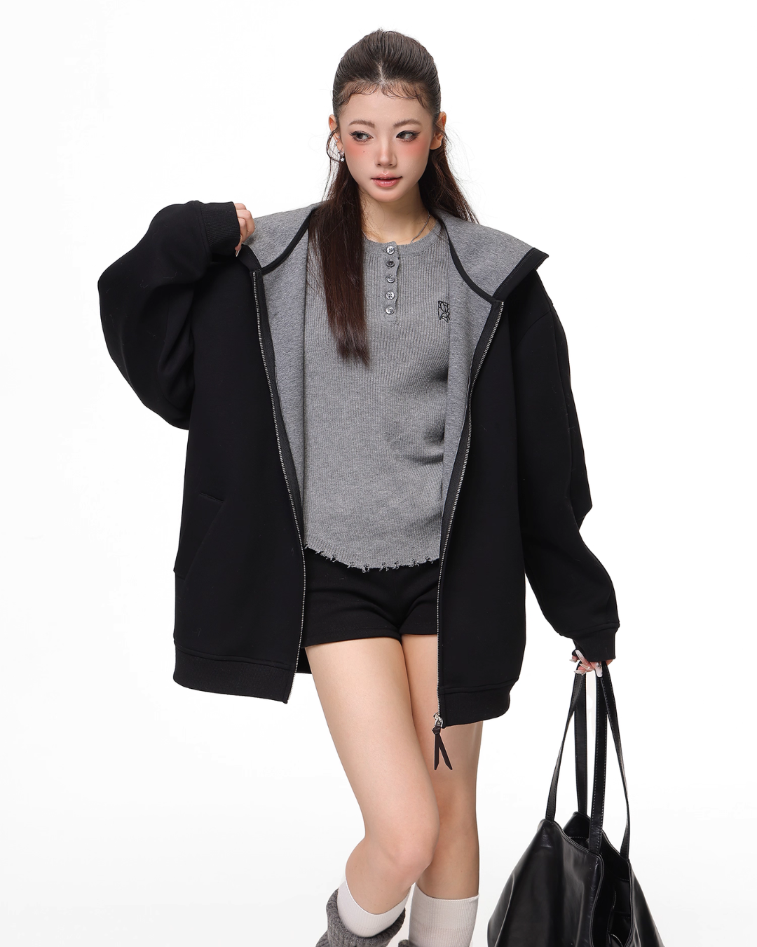 Big Silhouette Zip Hoodie ACS0297