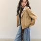 Retro Casual Khaki Jacket / Long-Sleeve Top ASG0052