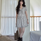 Rose Motif Girly Dress SMS0018