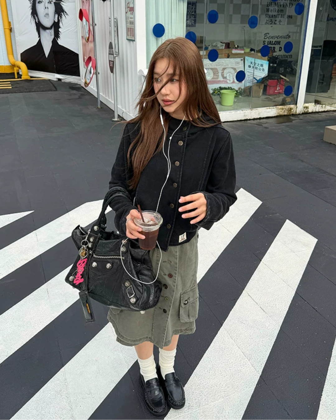 Vintage Washed Hoodie Jacket CYE0103