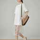 Lace Docking T-Shirt Dress FER0150