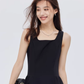 Square-Neck Wide Strap Dress SHN0009