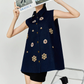 Flower Bijou Flare Silhouette Vest FER0340