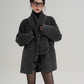 Scarf Mid-Length Wool Coat SRS0383