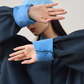 Color-Block Layered Oversized Shirt FER0072