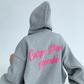 Pink Logo Pullover Hoodie YLS0697