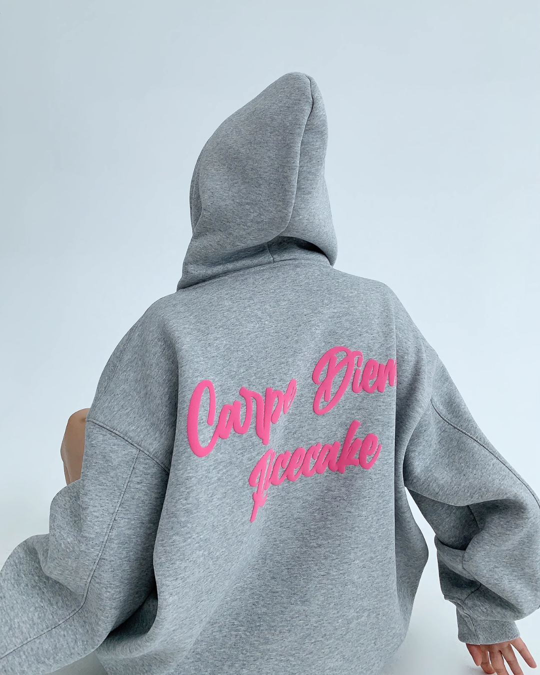 Pink Logo Pullover Hoodie YLS0697