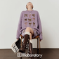Ribbon Design Knit Top / Knit Mini Skirt LLA0630