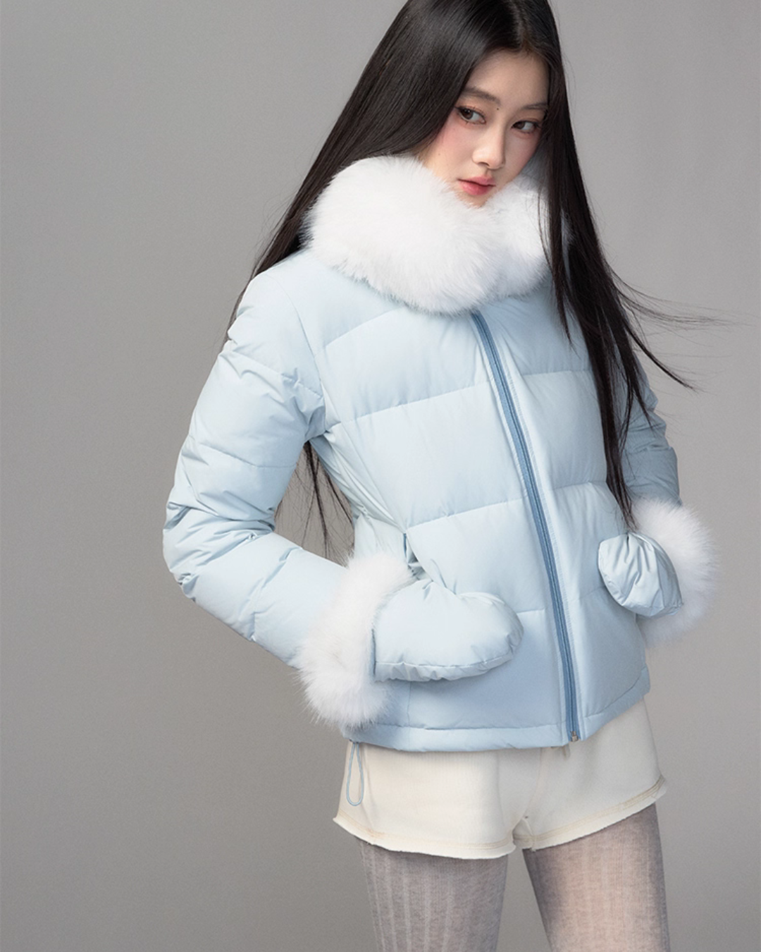 Fur Collar Down Jacket TRK0005