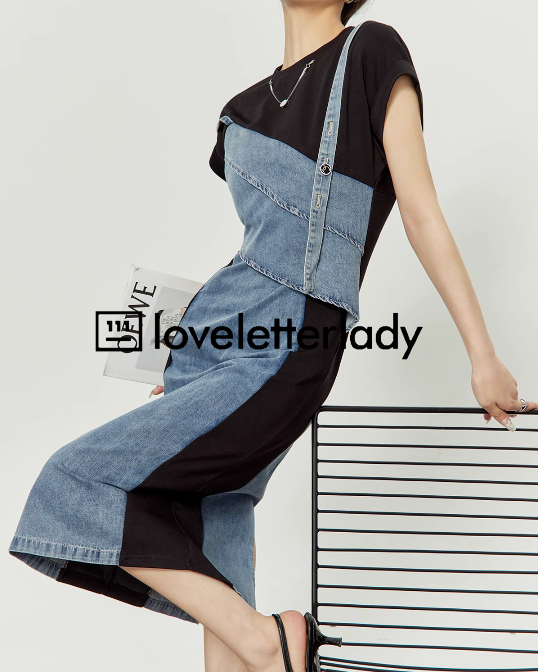 Docking Denim Dress LLA0212