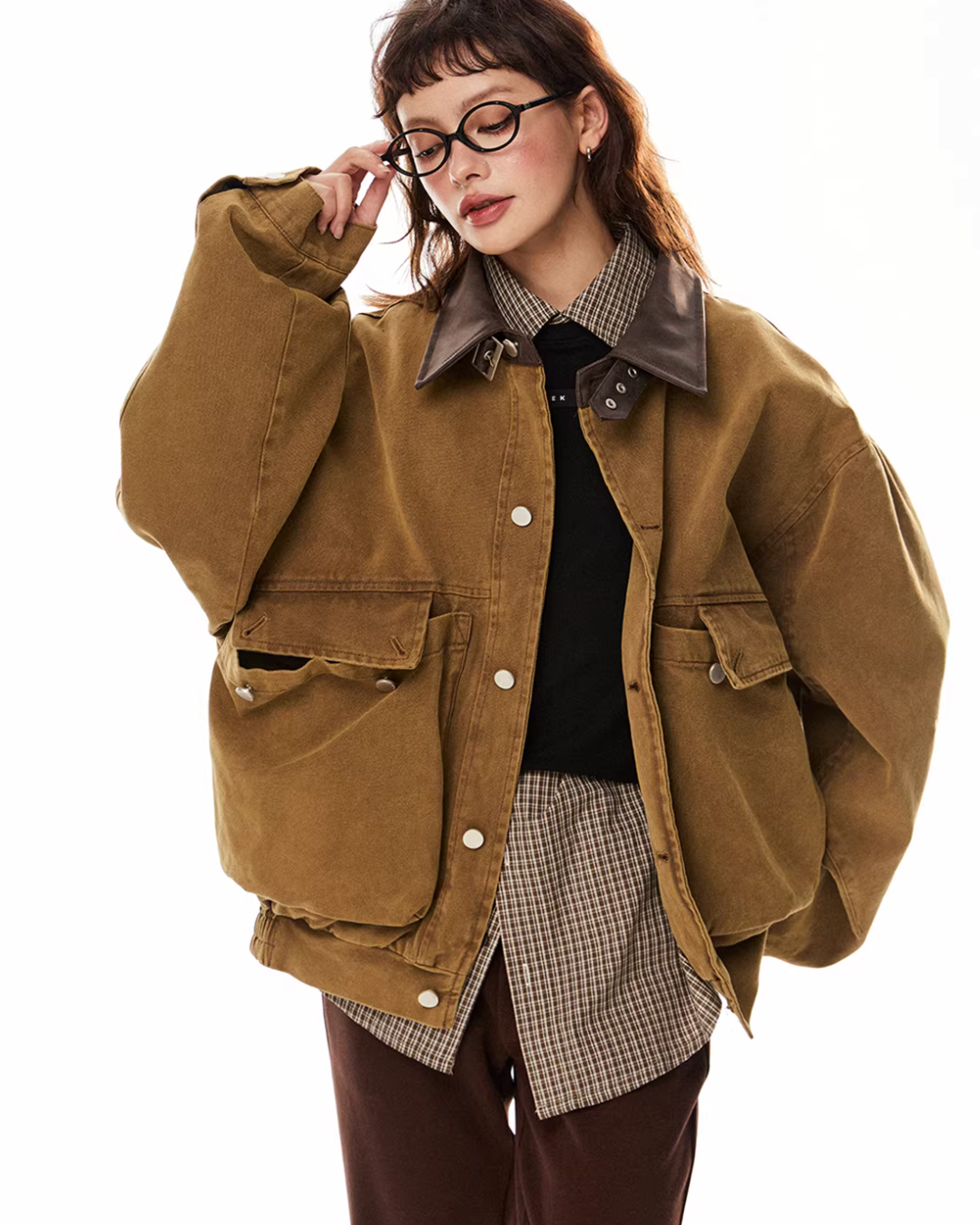 Vintage Washed Work Jacket EZK0087