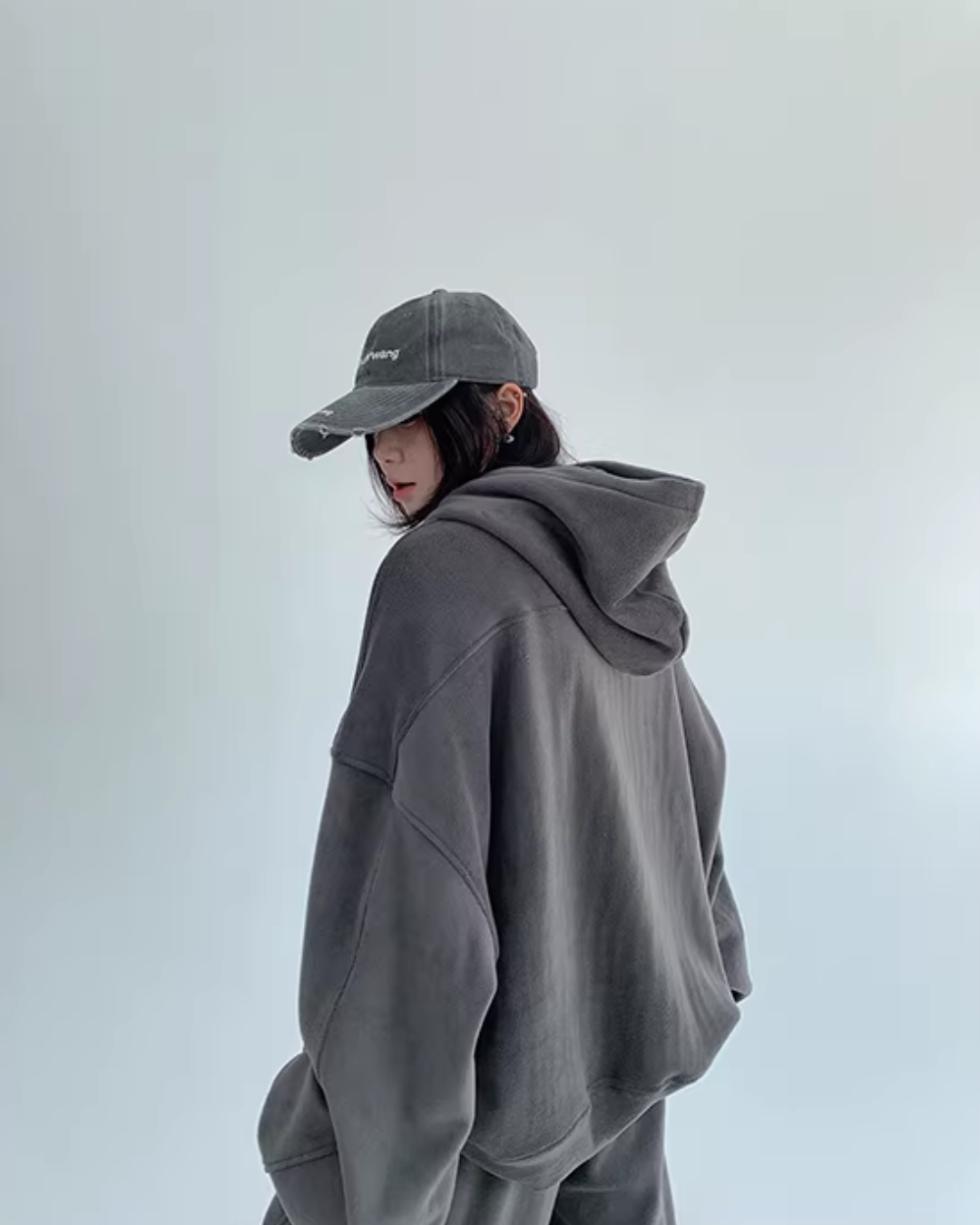 Fleece Zip-Up Hoodie / Fleece Wide Pants YLS1016