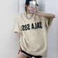 Logo Print Loose T-Shirt YLS0217