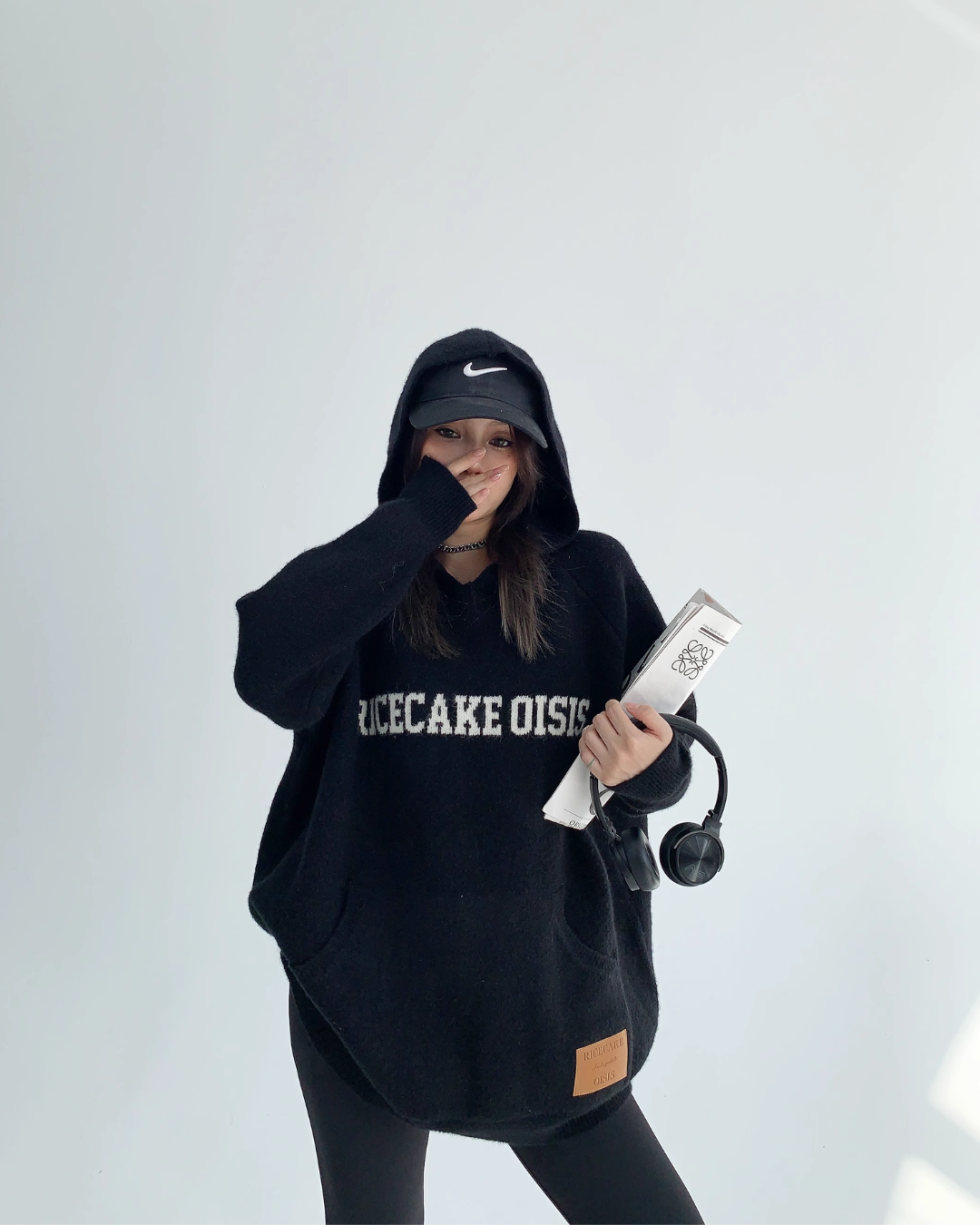 Front Logo Loose Hoodie YLS0016