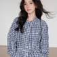 Ribbon Gingham Check Dress VAS0145