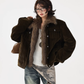 Fur Collar Corduroy Jacket  ACS0351