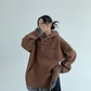 Layered-Style Sweatshirt Hoodie YLS0954