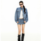 Stand Collar Denim Jacket BGS0049