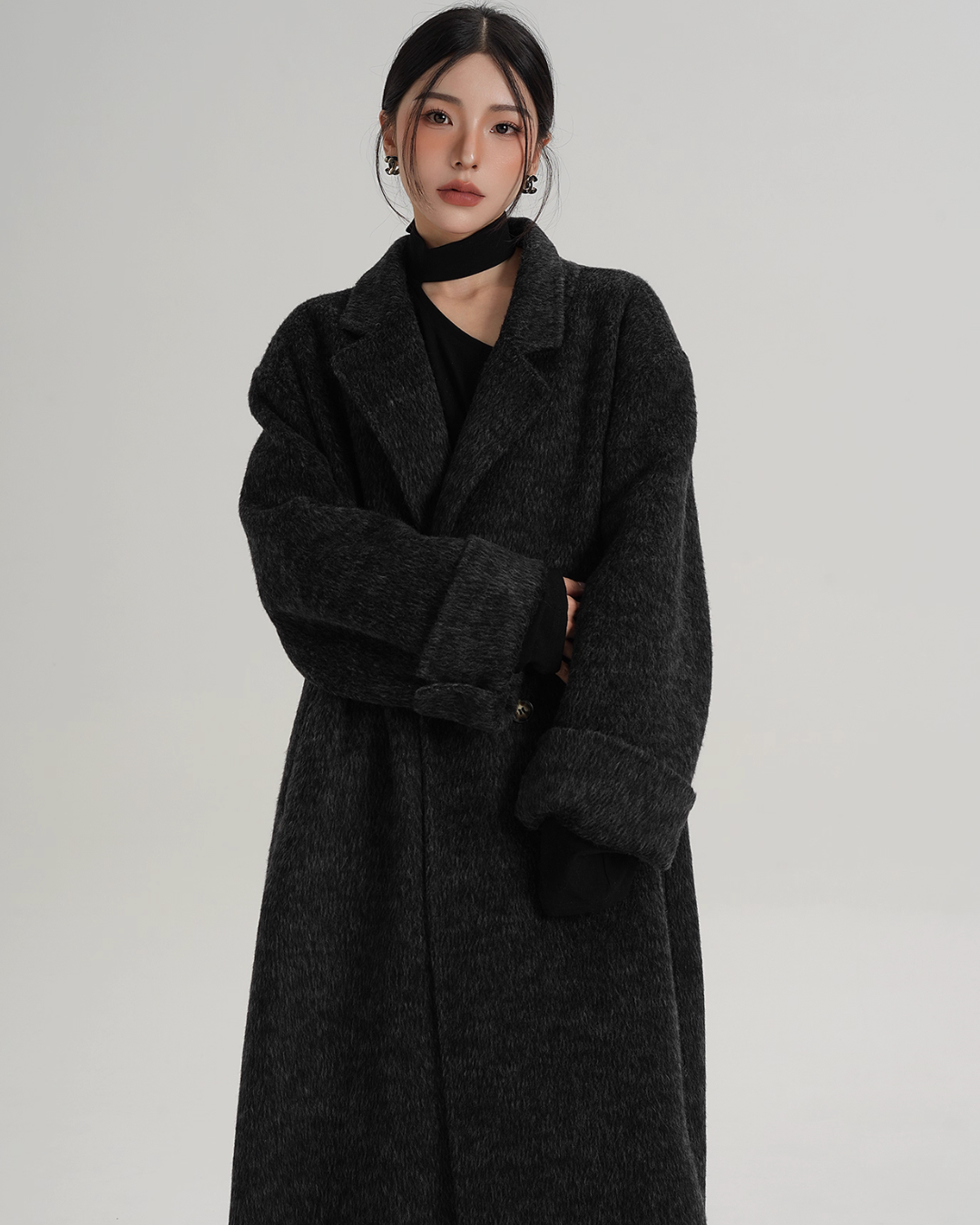 Loose Long Wool Coat SRS0392