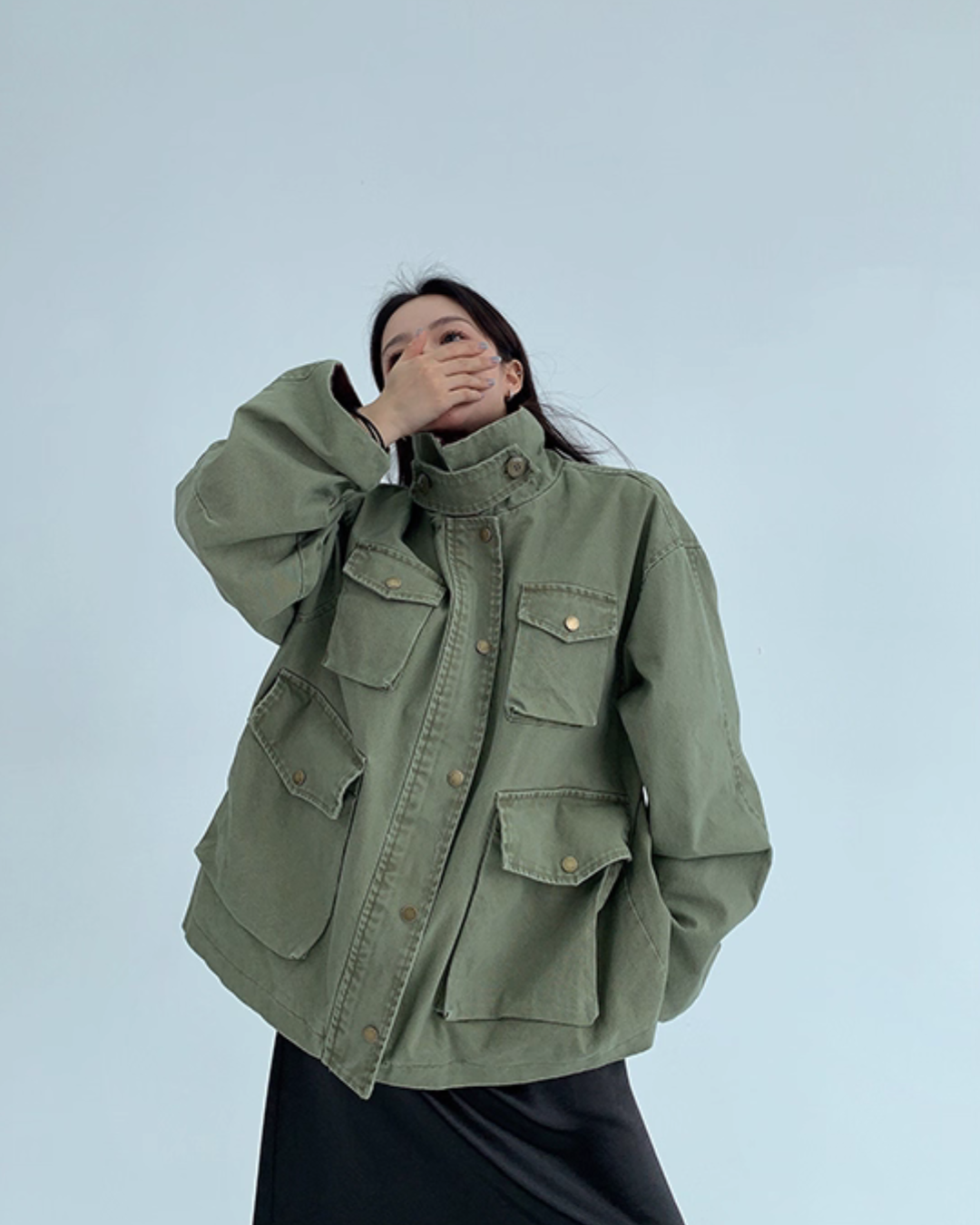 Oversized Military Jacket YLS0911