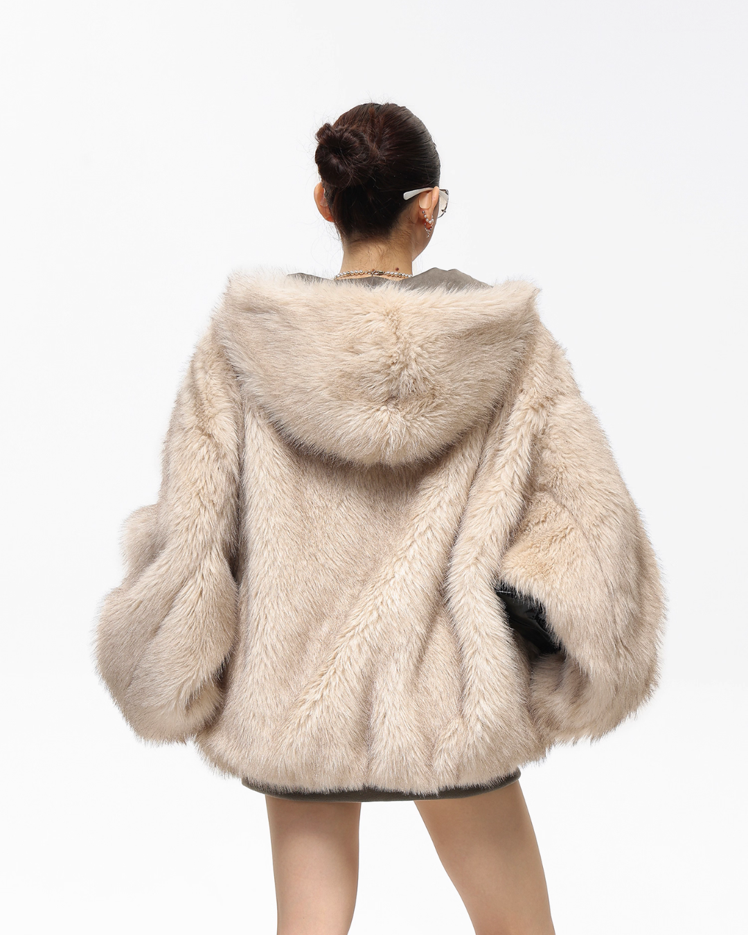 Reversible Military Fur Jacket ACS0309