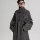 Stand Collar Long Loose Wool Coat SRS0361