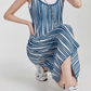 Striped Knitted Slip Dress LLA0105