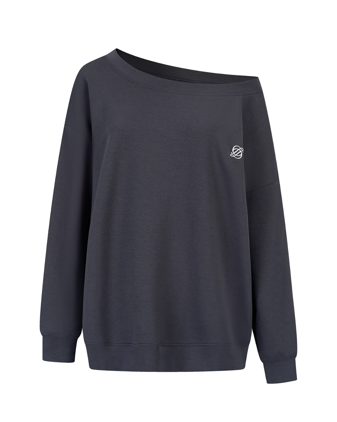 One Point Logo One-Shoulder Top / Wide Pants SMD0004