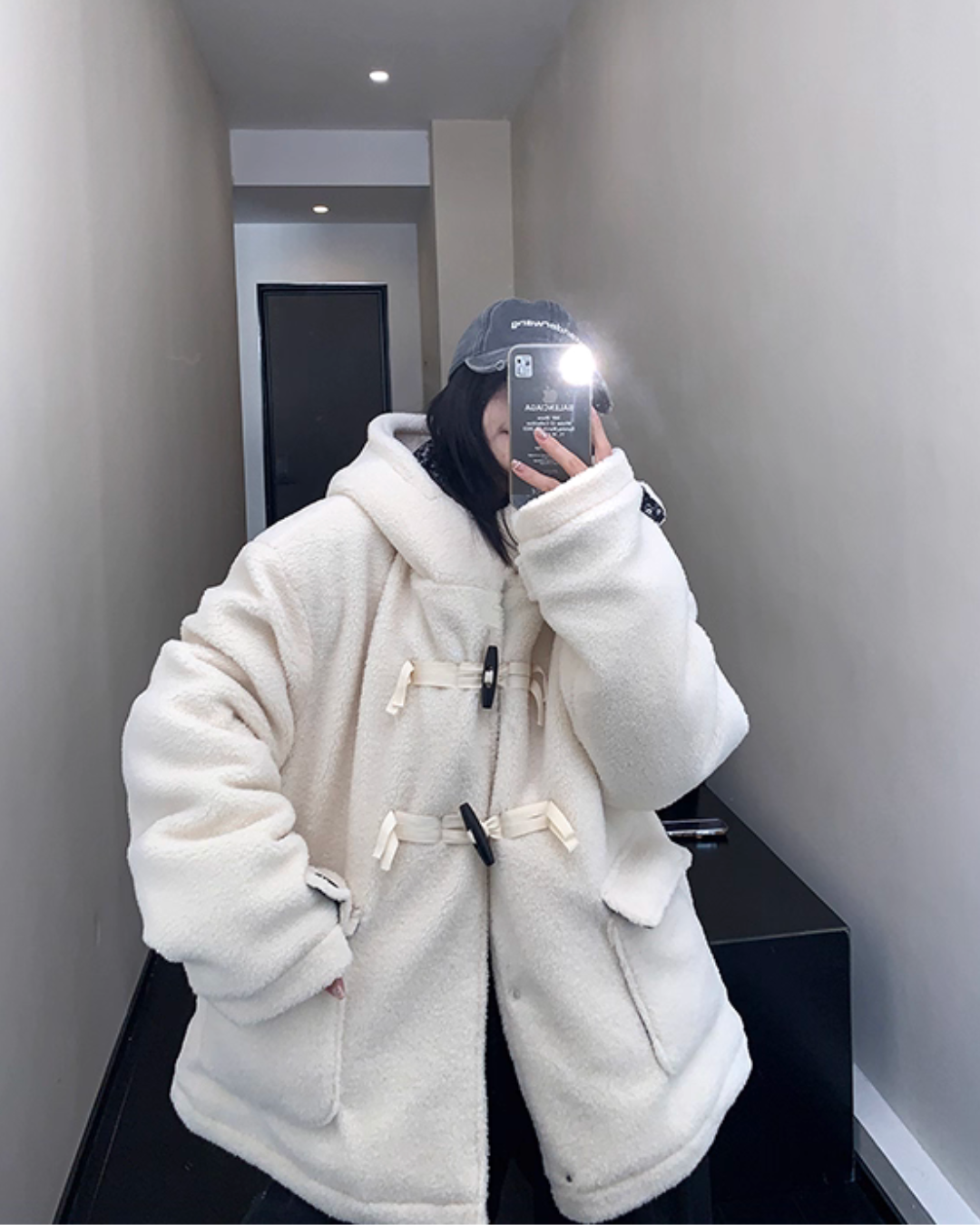 Fluffy Duffle Coat YLS0973