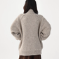 Stand Collar Knit Jacket ACS0352