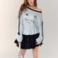 Jersey Element Top / Frill Skirt ASG0004