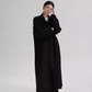 Tie Collar Long Coat SRS0384