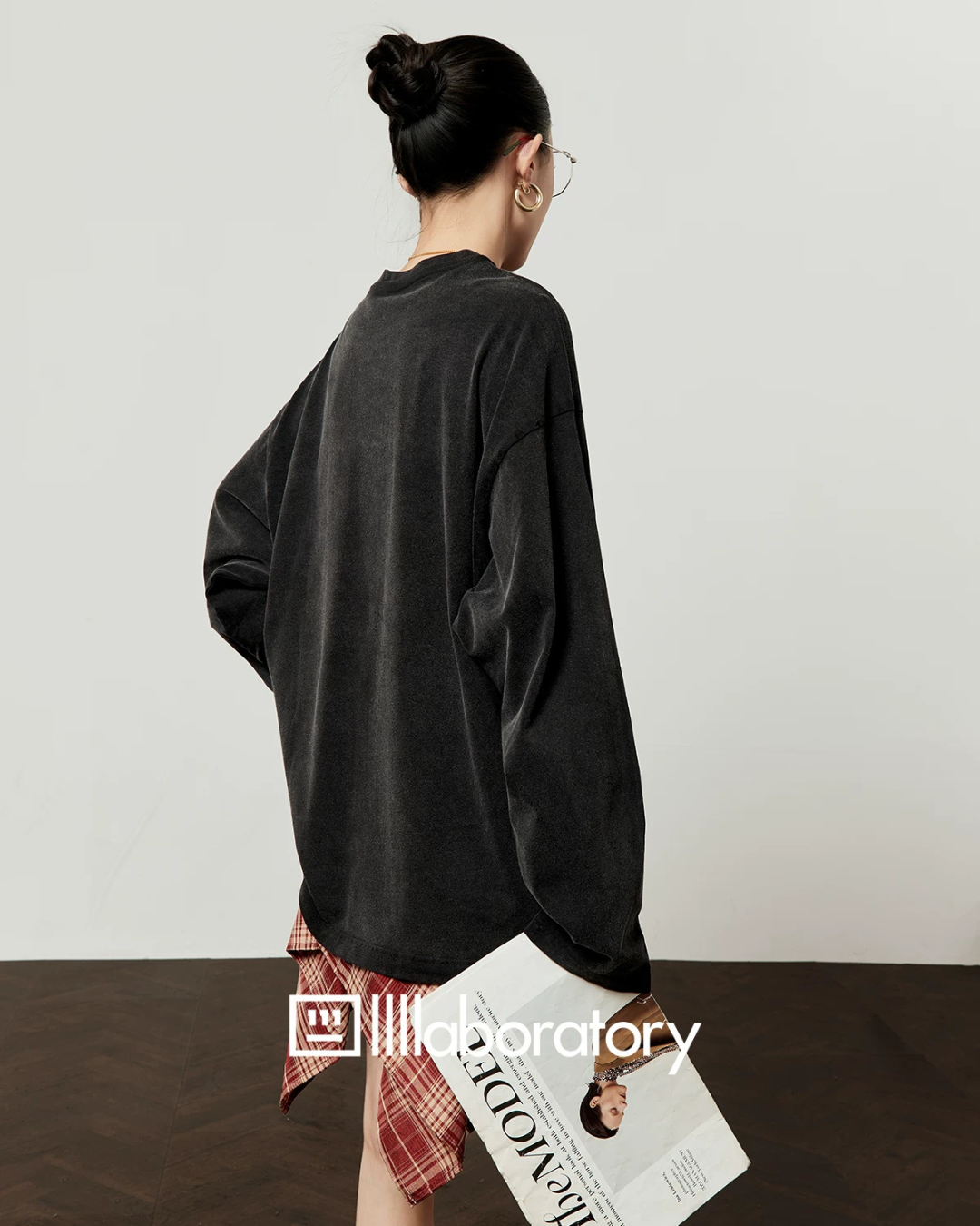 Animal & Patchwork Oversized Sweatshirt LLA0668
