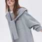 Hooded Long-Sleeve Sweatshirt Dress SHN0007
