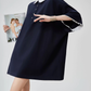 Two-Tone Polo Shirt Dress FER0226