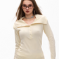 Half Button Long Sleeve Top MDB0003