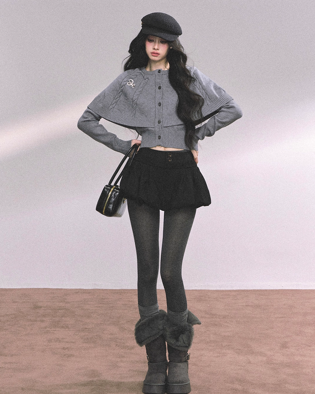 Cape Long Sleeve Knit LAS0047